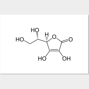 Vitamin C Ascorbic Acid C6H8O6 Posters and Art